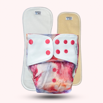 2.0 Modern Cloth Nappy | BERRY SUNDAE