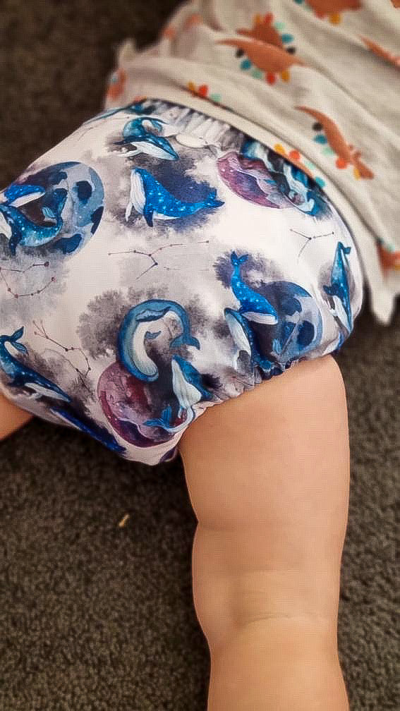 2.0 Modern Cloth Nappy | ASTRO WHALES