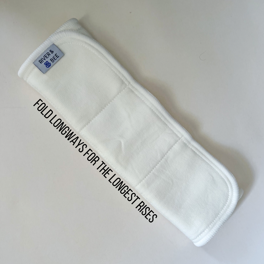 Bamboo Cotton Multifold Insert - Designed in the UK – River & Bee UK