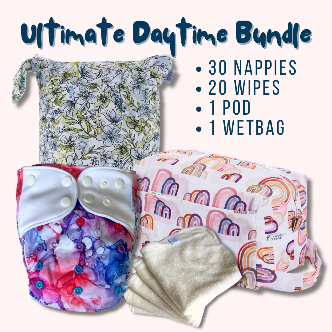 The Ultimate Daytime Cloth Nappy Bundle